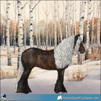 Horse Color:Liver Chestnut Ice Mushroom 