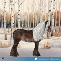 Horse Color:Liver Chestnut Ice Mushroom 