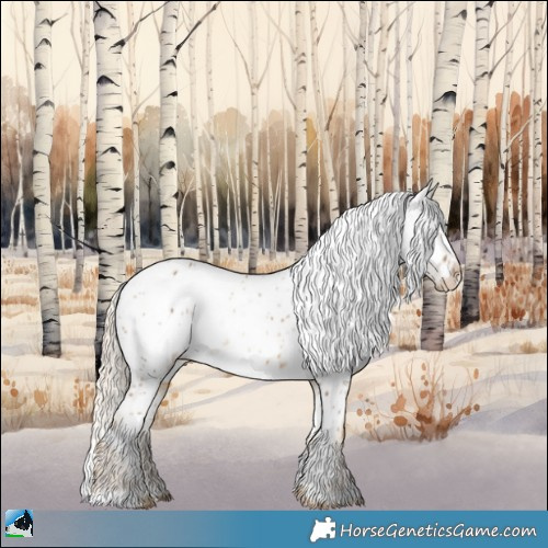 Horse Color:White Spotted Chocolate Palomino Mushroom Appaloosa Rabicano