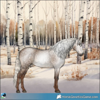 Horse Color:Gray Liver Red Dun Mushroom Rabicano 