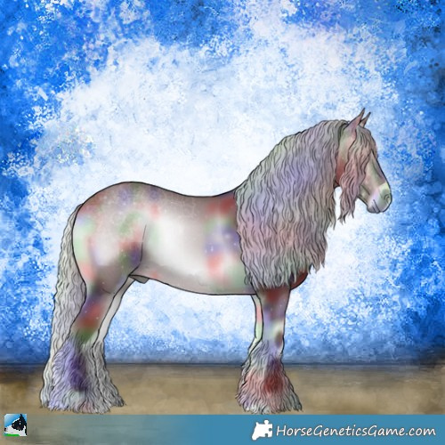 Horse Color:Nacre Chocolate Silver Brown Chinchilla Onyx Rabicano 