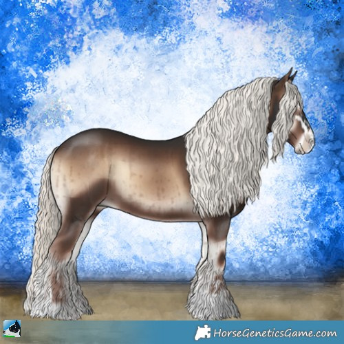 Horse Color:Liver Red Onyx Mushroom Sabino Brindle 