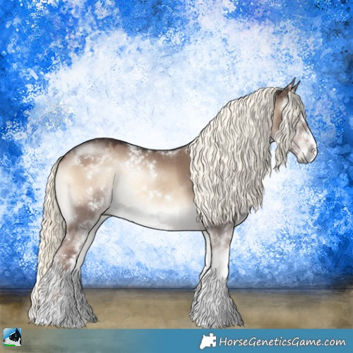 Horse Color:Liver Red Dun Onyx Mushroom Sabino Rabicano 