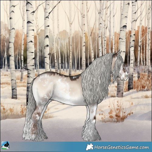 Horse Color:Liver Red Dun Onyx Mushroom Sabino Rabicano 