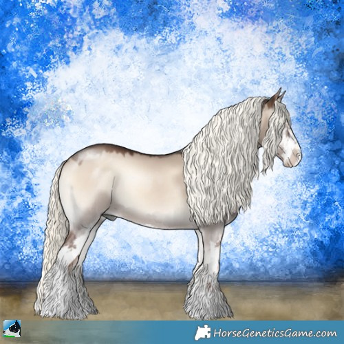 Horse Color:Liver Red Dun Onyx Mushroom Sabino 