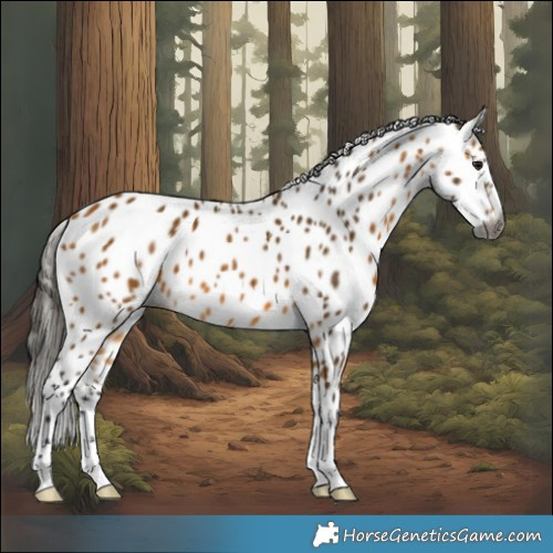 Horse Color:Gray Buckskin Appaloosa