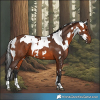 Horse Color:Brown Fewspot  and Bay 