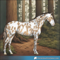Horse Color:Sable Cream Champagne Leopard 