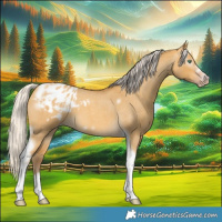 Horse Color:Gray Silver Amber Cream Champagne Roan Dun Splash Tobiano Frame Appaloosa Rabicano 
