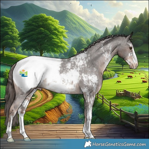 Horse Color:Liver Chestnut Sabino Appaloosa 