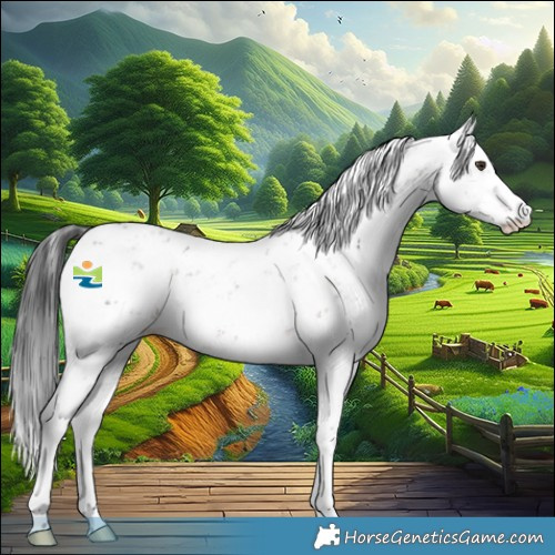 Horse Color:Liver Chestnut Sabino