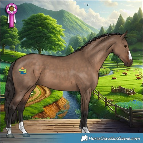 Horse Color:Liver Red Dun