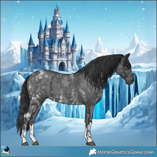 Horse Color:Blue Ice Roan  and Blue Roan 