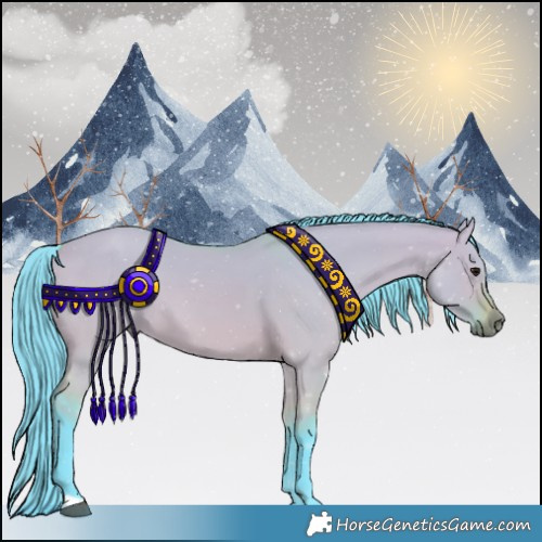 Horse Color:Watercolor Bay Dun 