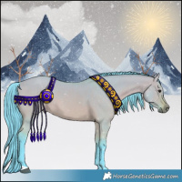 Horse Color:Watercolor Bay Dun 