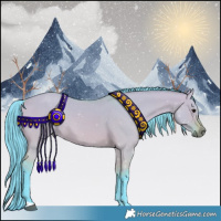 Horse Color:Watercolor Bay Dun