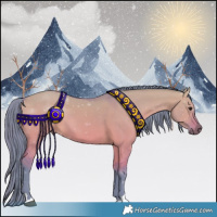 Horse Color:Watercolor Bay Dun 