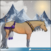 Horse Color:Watercolor Bay Dun 