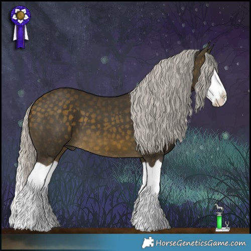 Horse Color:Silver Buckskin Splash 
