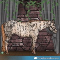 Horse Color:Brown and Sable Champagne Pearl