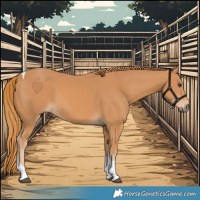 Horse Color:Chestnut Tobiano Rabicano 