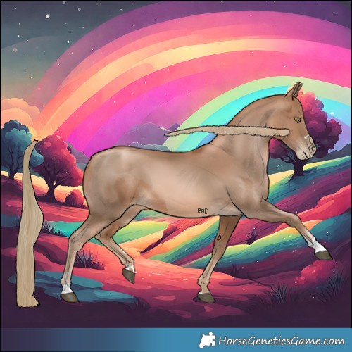 Horse Color:Liver Chestnut Pearl  and Liver Chestnut Pearl 