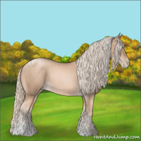 Horse Color:Chocolate Palomino Pearl Tobiano  and Chocolate Palomino Pearl Tobiano Frame 