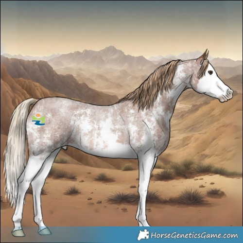 Horse Color:Red Roan Sabino Splash 