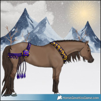 Horse Color:Liver Red Dun