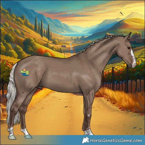 Horse Color:Silver Grullo 