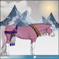 Horse Color:Watercolor Bay Splash 