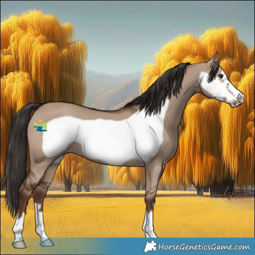 Horse Color:Liver Red Dun Frame 