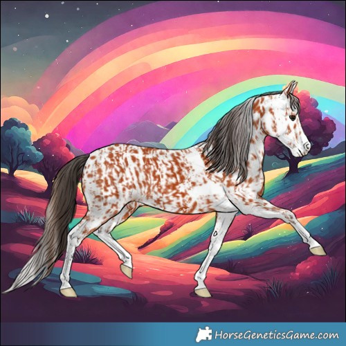 Horse Color:Bay Sabino  and Bay Sabino Appaloosa 