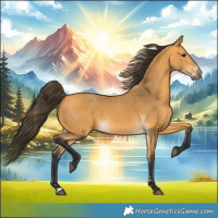 Horse Color:Buckskin 