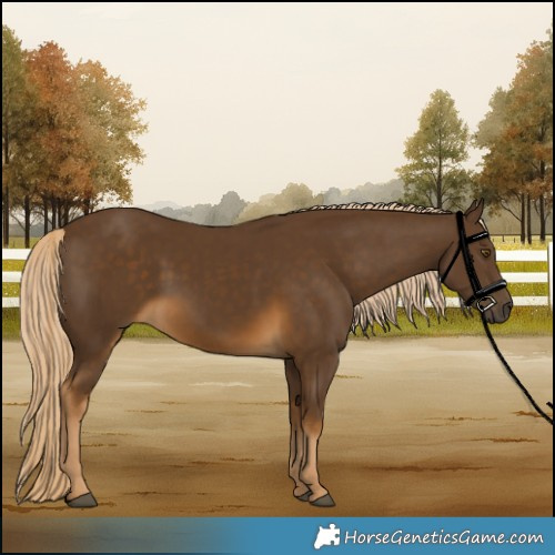 Horse Color:Chocolate Palomino 