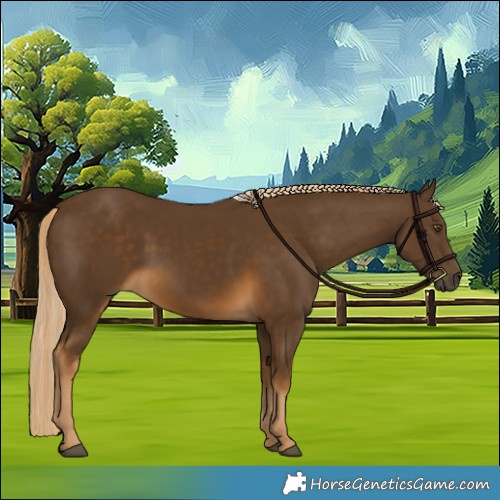 Horse Color:Chocolate Palomino