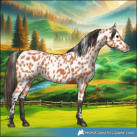 Horse Color:Bay Appaloosa 