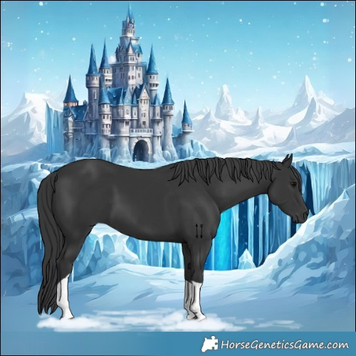 Horse Color:Black Tobiano