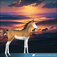 Horse Color:Buckskin Splash 