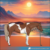 Horse Color:Chestnut Tobiano 