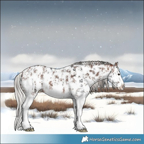 Horse Color:Bay Sabino Splash Appaloosa  and Silver Bay Sabino Splash Appaloosa 