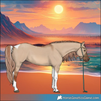 Horse Color:Red Dun Tobiano 