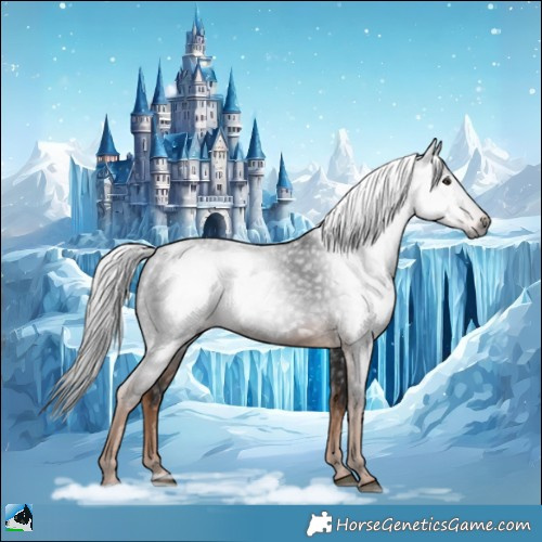 Horse Color:Gray White Spotted Liver Chestnut 