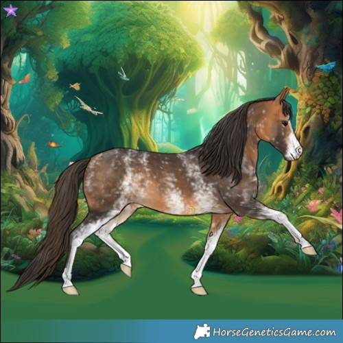 Horse Color:White Spotted Buckskin