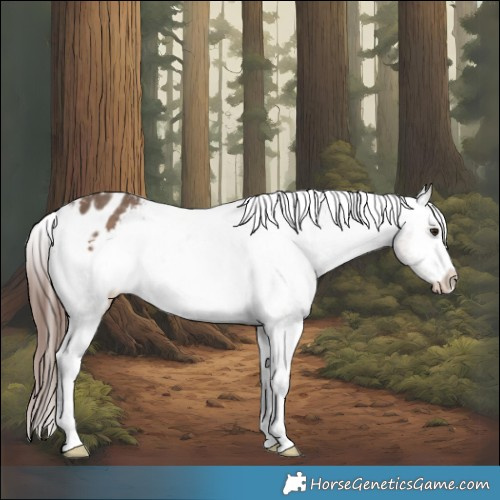 Horse Color:Brown Dun Appaloosa 
