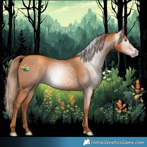 Horse Color:Gray Gold Champagne 