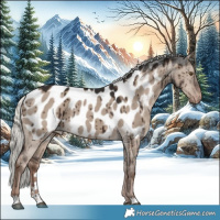 Horse Color:Liver Red Dun Mushroom Appaloosa Brindle