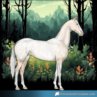 Horse Color:Silver Amber Champagne Pearl Dun Tobiano Appaloosa Rabicano and Silver Amber Champagne Pearl Dun Splash Tobiano Appaloosa Rabicano