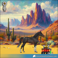 Horse Color:Brown Tobiano