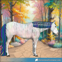 Horse Color:Painted Black Chinchilla Ice Tobiano and Painted Black Chinchilla Ice Splash